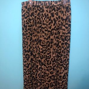 Cheetah Print Maxi Skirt